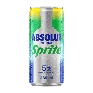 Vodka Absolut Sprite Lt 6X269ml