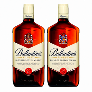 Pague 1 Leve 2 Whisky Ballantines Finest Escocês - 1L
