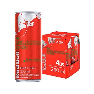Energético Red Bull Energy Drink Melancia Edition - 250ml (Pack 4 Unid)