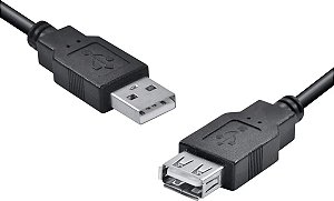 CABO EXTENSOR USB  MACHO X FÊMEA