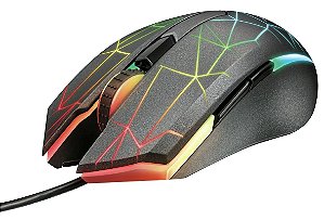 MOUSE GAMER RGB GXT 170 HERON, SENSOR PIXART PMW3320, 7.000DPI, MEMÓRIA INTERNA, 5 BOTÕES PROGRAMÁVEIS – TRUST