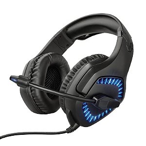 HEADSET GAMER GXT 460 VARZZ 50MM ILUMINADO - PC E LAPTOP - TRUST