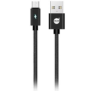 CABO USB TYPE-C LED - NYLON ENTRELAÇADO