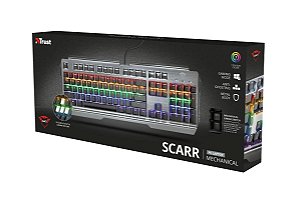 TECLADO MECÂNICO TRUST GXT877 SCARR