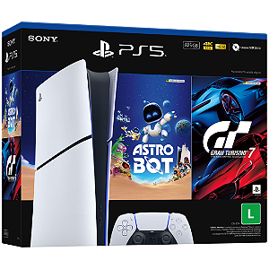 CONSOLE PLAYSTATION®5 EDIÇÃO DIGITAL 825GB — ASTRO BOT E GRAN TURISMO 7