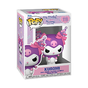 BONECO FUNKO POP! SANRIO KUROMI 20 ANOS - KUROMI ZANGADA - 119