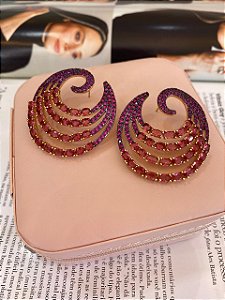 Brinco Circular Magenta