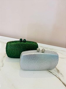 Clutch Cristais Luna Verde