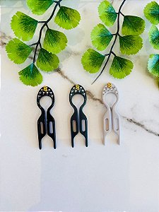Hair Pin Cravejado  P