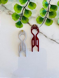 Hair Pin Cravejado M
