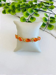 Pulseira Gotas Laranja
