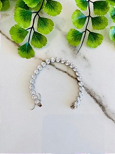 Pulseira Riviera Coração Prata