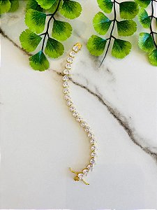 Pulseira Riviera Coração Dourado