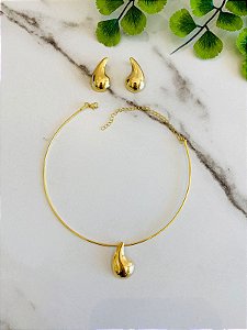 Conjunto Choker Gota