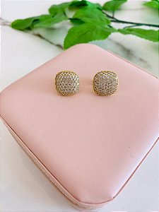 Brinco  Cravejado Dourado