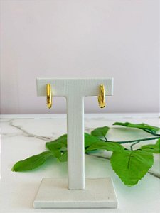 Argola Lisa Dourada
