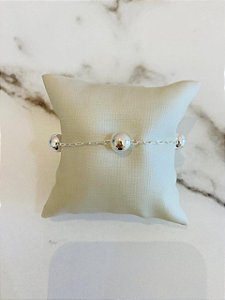Pulseira Esferas Prata G
