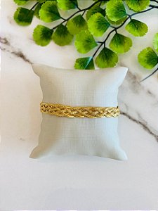 Pulseira Traçada Dourado