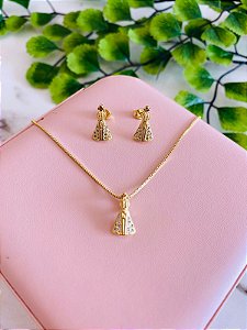 Conjunto Nossa Senhora Com Pederinhas