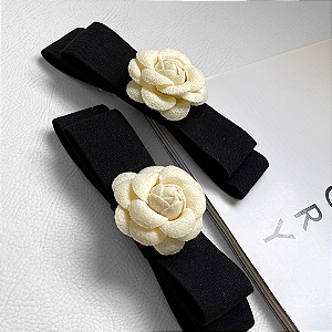Laço Cotton Camelia- Preto