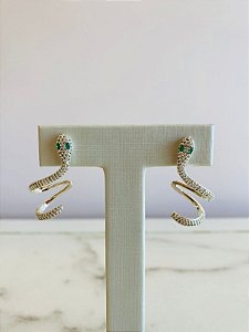 Ear cuff Cobra Prata