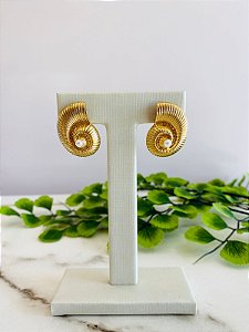 Brinco Caracol Dourado