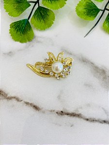 Broche Flor Perola