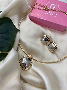 conjunto quadrado aro dois banhos