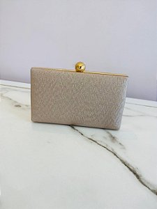 Clutch Champanhe brilho