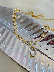 Colar Gota Cristal