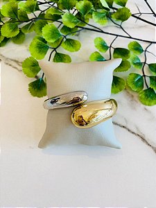 Bracelete Dois banhos Prata e Dourado