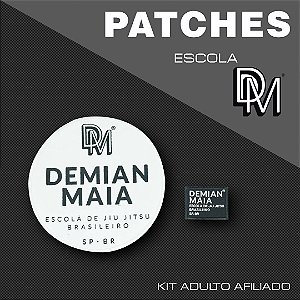 KIT PATCHES AFILIADOS ESCOLA DM ADULTO