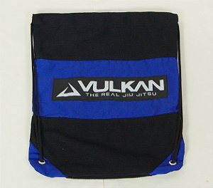 MOCHILA GI BAG VULKAN PRETA COM AZUL ROYAL