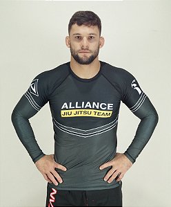 RASH GUARD ALLIANCE VULKAN PRETA 2024 ML