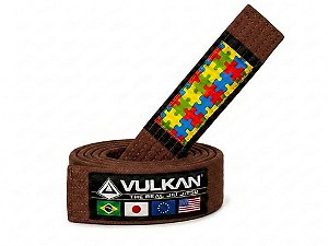 FAIXA VULKAN DE JIU JITSU MARROM TEA