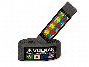 FAIXA VULKAN DE JIU JITSU CINZA TEA