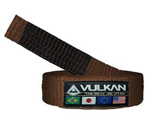 FAIXA VULKAN DE JIU-JITSU MARROM