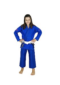 KIMONO VULKAN PRO EVOLUTION INFANTIL FEMININO AZUL