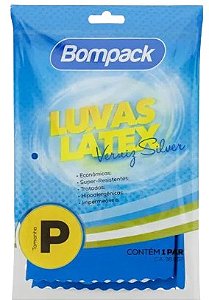 LUVA BOMPACK VERNIZ AZUL  - P