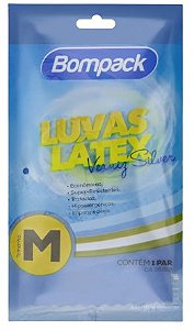 LUVA BOMPACK VERNIZ AZUL REFORÇADA  - M