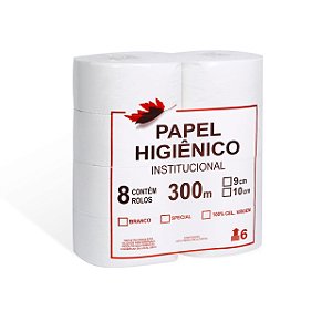 PAPEL HIG. ROLAO 300 METROS - SPECIAL- PC C/ 8 ROLOS