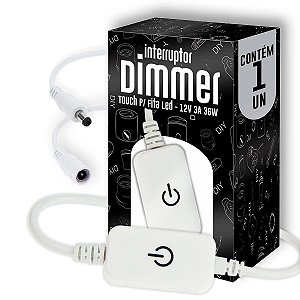 Interruptor Dimmer Touch C/Plug P4 - 12V 3A 36W