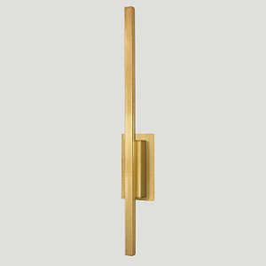 Arandela Traço Frame Linear Reta LED 6w 50cm 3000K - Ouro
