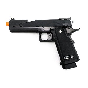 Pistola de Airsoft GBB WE 1911 Hi-Capa Dragon 5.1 Blk Cal.6mm