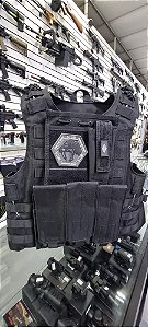 Colete Tático Militar Modular Airsoft Octos NTK - Preto