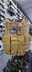 Colete Tático Militar Modular Airsoft Octos NTK - TAN
