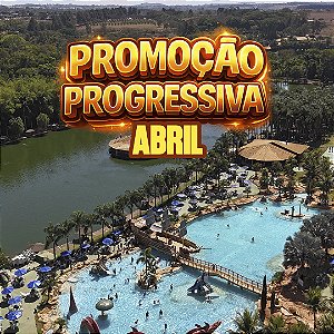 PROGRESSIVA ABRIL TRÊS ILHAS 4 INGRESSOS ADULTO ( Á PARTIR DE 12 ANOS)