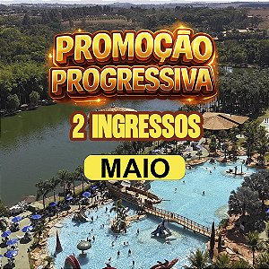 PROGRESSIVA TRÊS ILHAS MAIO - 2 INGRESSOS ADULTO ( Á PARTIR DE 12 ANOS)