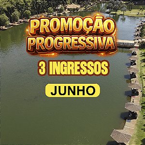 PROGRESSIVA TRÊS ILHAS JUNHO - 3 INGRESSOS ADULTO ( Á PARTIR DE 12 ANOS)