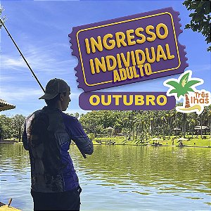 OUTUBRO - 1 INGRESSO ADULTO (A PARTIR DE 12 ANOS)